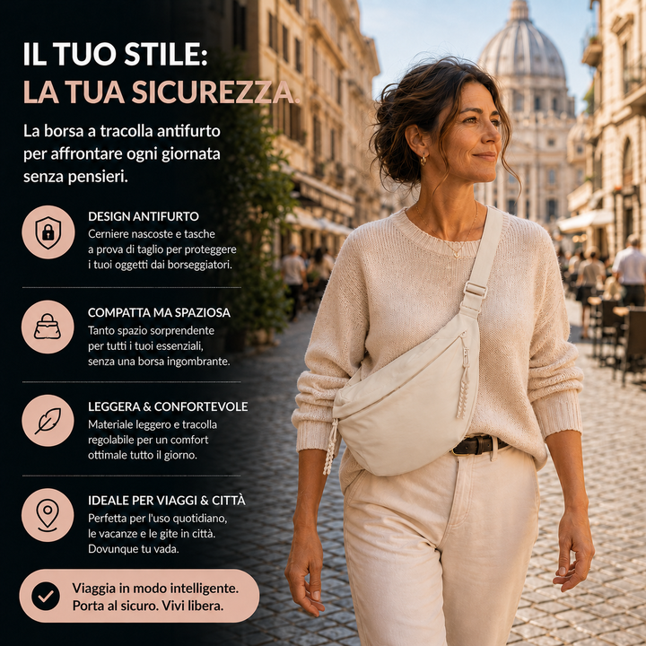 Elena | Borsa a Spalla Beige