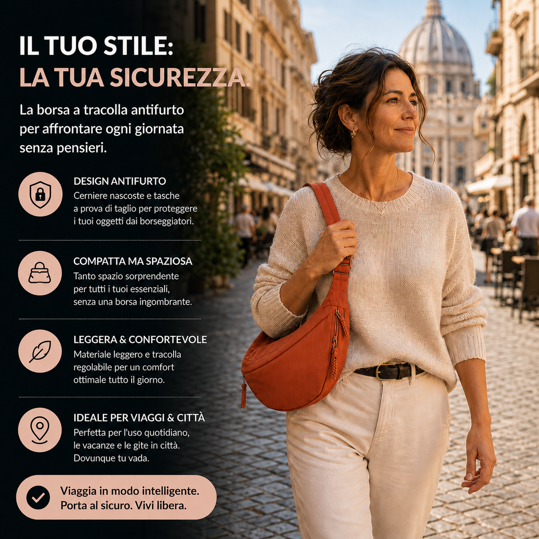 Gioia | Borsa a Spalla Arancione