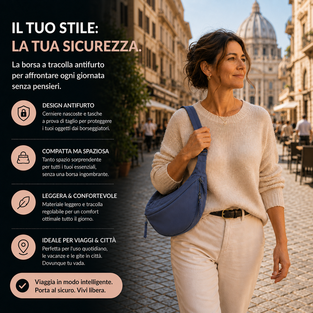 Mara | Borsa a Spalla Blu