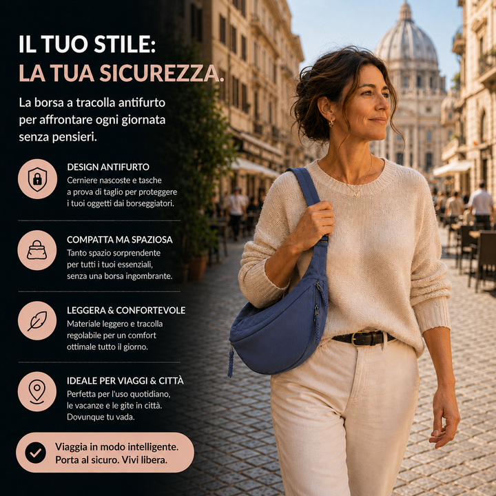 Mara | Borsa a Spalla Blu